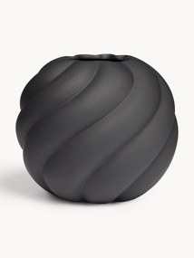 Ręcznie malowany wazon z ceramiki Twist Ball, W 20 cm