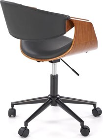 Obrotowe krzesło biurowe ze sklejki giętej Bilbo Halmar