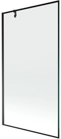 Mexen Next parawan nawannowy 1-skrzydłowy 100 x 150 cm, czarna ramka, czarny - 895-100-000-00-70-70