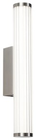Retro Kinkiet / Lampa scienna Gunmetal 40 cm z LED IP44 - Coco Retro Oswietlenie wewnetrzne