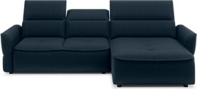 Narożnik MURILLO S Mini z elektryczną regulacją siedziska Prawostronny w tkaninie VOGUE 13 WERSAL