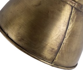 Inteligentny reflektor sufitowy brązowy z drewnem 18 cm z WiFi A60 - Mangoes