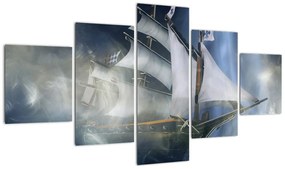 Obraz - Statek widmo (125x70 cm)