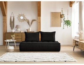 Czarna sofa z materiału bouclé 175 cm Elisa – Bobochic Paris