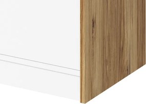 Komoda do biura Smart Hubertus dąb pradawny / biały mat