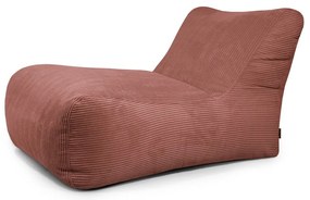 Ceglasty sztruksowy worek do siedzenia Lounge 100 – SLOWDOWN