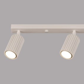 Listwa oświetleniowa 4-punktowa KARBON 4L beżowa ryflowana SOLLUX  LIGHTING