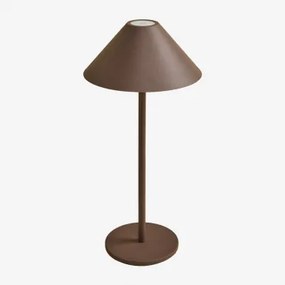Bezprzewodowa Lampa Stołowa Led Na Zewnątrz Nebida Brązowy Coffee - Sklum