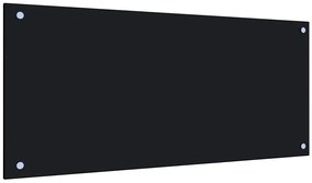 Czarny szklany panel ochronny na ścianę P2-P70