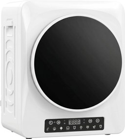 HOMCOM 1000 W kompaktowa suszarka wywiewowa z trybem Extra-suchy i ECO, ustawienia timera i temperatury, Biały | Aosom PL