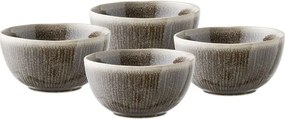 Szarobeżowe kamionkowe miski zestaw 4 szt. na zupę 1 l Viola – House Nordic