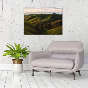 Obraz na szkle - Widok na tajskie wzgórza (70x50 cm)