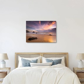 Obraz na szkle - Praia da Adraga (70x50 cm)