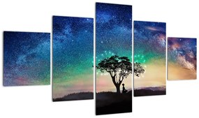 Obraz - Odpoczynek pod gwiazdami (125x70 cm)