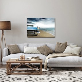 Obraz - Kabriolet w stylu vintage (70x50 cm)