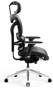 Fotel ergonomiczny Diablo V-Commander, czarno-szary