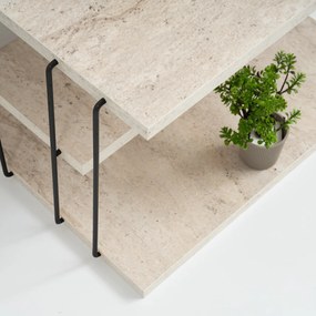 Stolik kawowy Lifon Black Travertine
