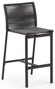 Czarny metalowy hoker ogrodowy Culip – Kave Home