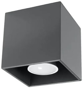 Kwadratowy plafon kostka antracyt - EX537-Lenobri
