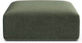 Zielony aksamitny podnóżek Campi – Cosmopolitan Design