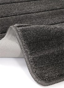 Antracytowe dywaniki łazienkowe zestaw 2 szt. 50x80 cm Yeni Cizgli – Foutastic
