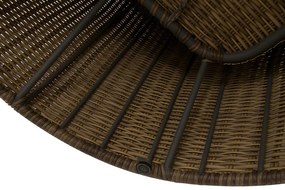 Rattanowy zestaw modułowy BORNEO LUXURY dla 7 osób (brązowy)