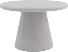 Stolik kawowy okrągły Clav 60 cm - jasny szary