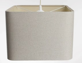 Lampa wisząca KWADRO LEN 007-40w25 jasnobeżowa BPS KONCEPT