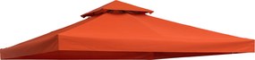 Outsunny Wymiana Dachu do Pawilonu Ogrodowego Terra Poliester 3x3m | Aosom PL