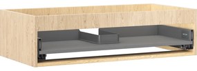 Mexen Box-A korpus szafki podumywalkowej 90 cm, 1 szuflada, dąb - 91AX0-0900-235-1-81