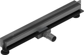 Mexen Flat Wall odpływ liniowy ścienny 2w1 70 cm, gun gray szczotkowany - 1E30070