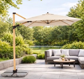 Doppler ALU WOOD 300 x 220 cm beżowa