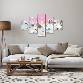 Obraz - Magiczna zima (125x70 cm)