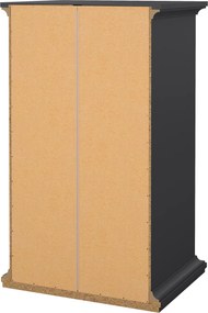 Wąska komoda Paris z 5 szufladami, kolor szary