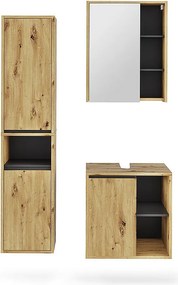 Zestaw mebli łazienkowych artisan/szary 60x45.5x60 viola