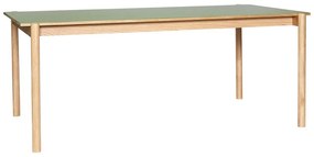 Stół z litego drewna dębowego 107x190 cm Oblique – Hübsch