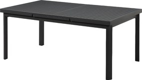 Rozkładany stół ogrodowy  z aluminium, 180/240 cm – kolor antracytowy - NAURU