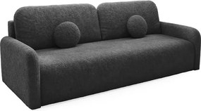 Kanapa RAVION rozkładana funkcja spania GRAFIT sofa