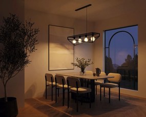 Lampa wisząca ELUVIES czarna ELTAP