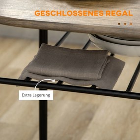 HOMCOM Zestaw bistro 3-częściowy Stół i 2 krzesła Współczesny design Czarny Idealny do małych przestrzeni | Aosom PL