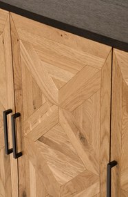 Trzydrzwiowa komoda drewniana Indus 20-1