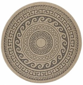 Dywan Comilla 0887 black, śr. 160 cm, śred. 160 cm