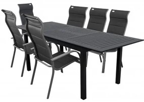 EXPERT MIAMI - zestaw ogrodowy aluminiowy 6+1