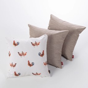 Komplet poszewek 3 szt. Flowers 17