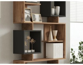 Biblioteczka Icardi Anthracite i Atlantic Pine
