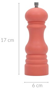 Młynek do pieprzu z tworzywa sztucznego, Ø 6 x 17,5 cm