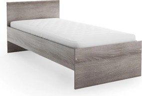 Łóżko ELISA 90 x 200 cm, dąb truflowy Stelaż: Bez stelaża, Materac: Materac Coco Maxi 20 cm