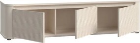 Trzydrzwiowa szafka RTV Breathtaker 170 cm, kolor piaskowy