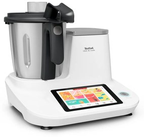 Robot gotujący w biało-srebrnym kolorze Click and Cook – Tefal