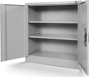 Szafka biurowa na dokumenty Beata 90x40x93 cm szara